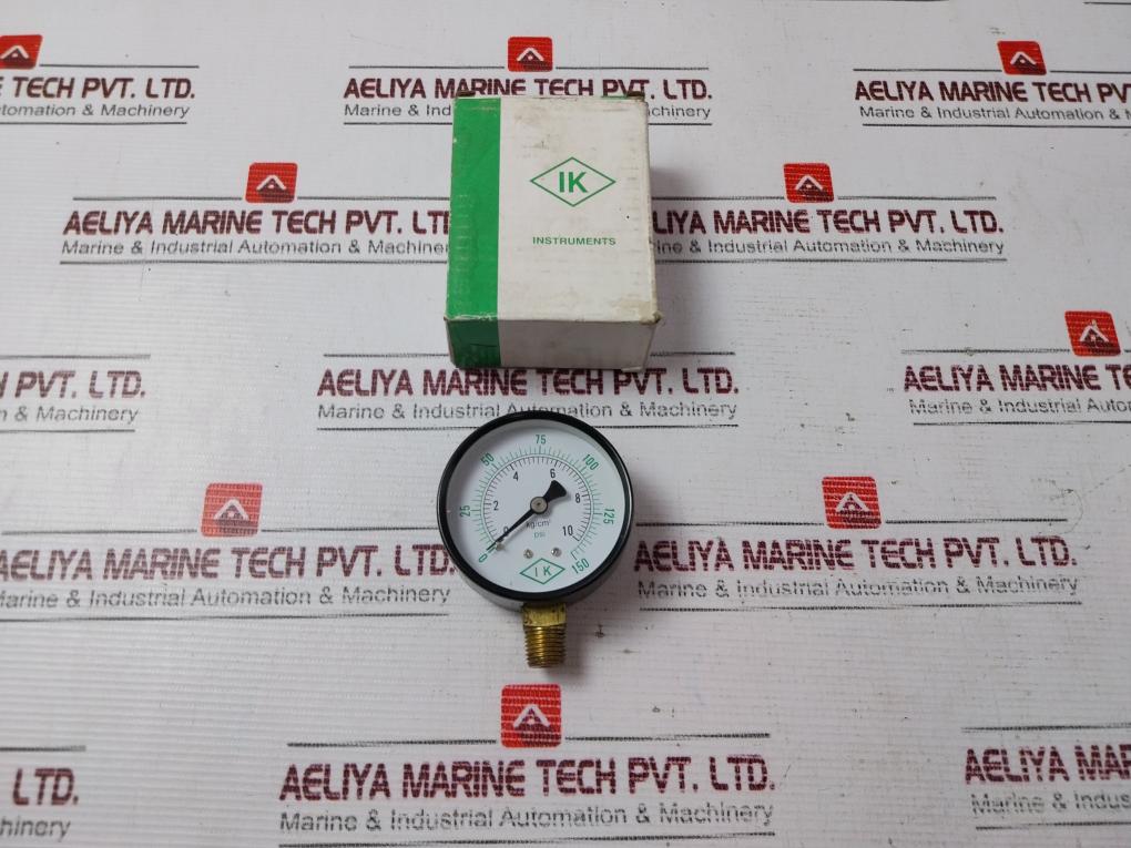 Ik Instruments 0-10 Kg/Cm2 Pressure Gauge
