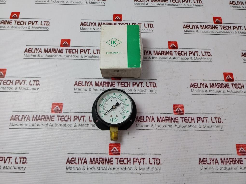 Ik Instruments 60-p-a 088 Pressure Gauge 0-7 Kg/Cm2