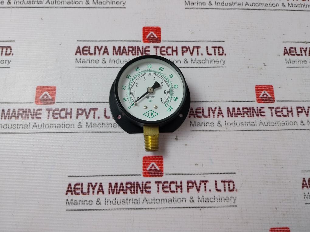 Ik Instruments 60-p-a 088 Pressure Gauge 0-7 Kg/Cm2