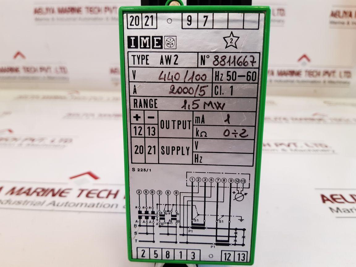 Ime Aw2 Relay Alarm 440/100V 50-60Hz