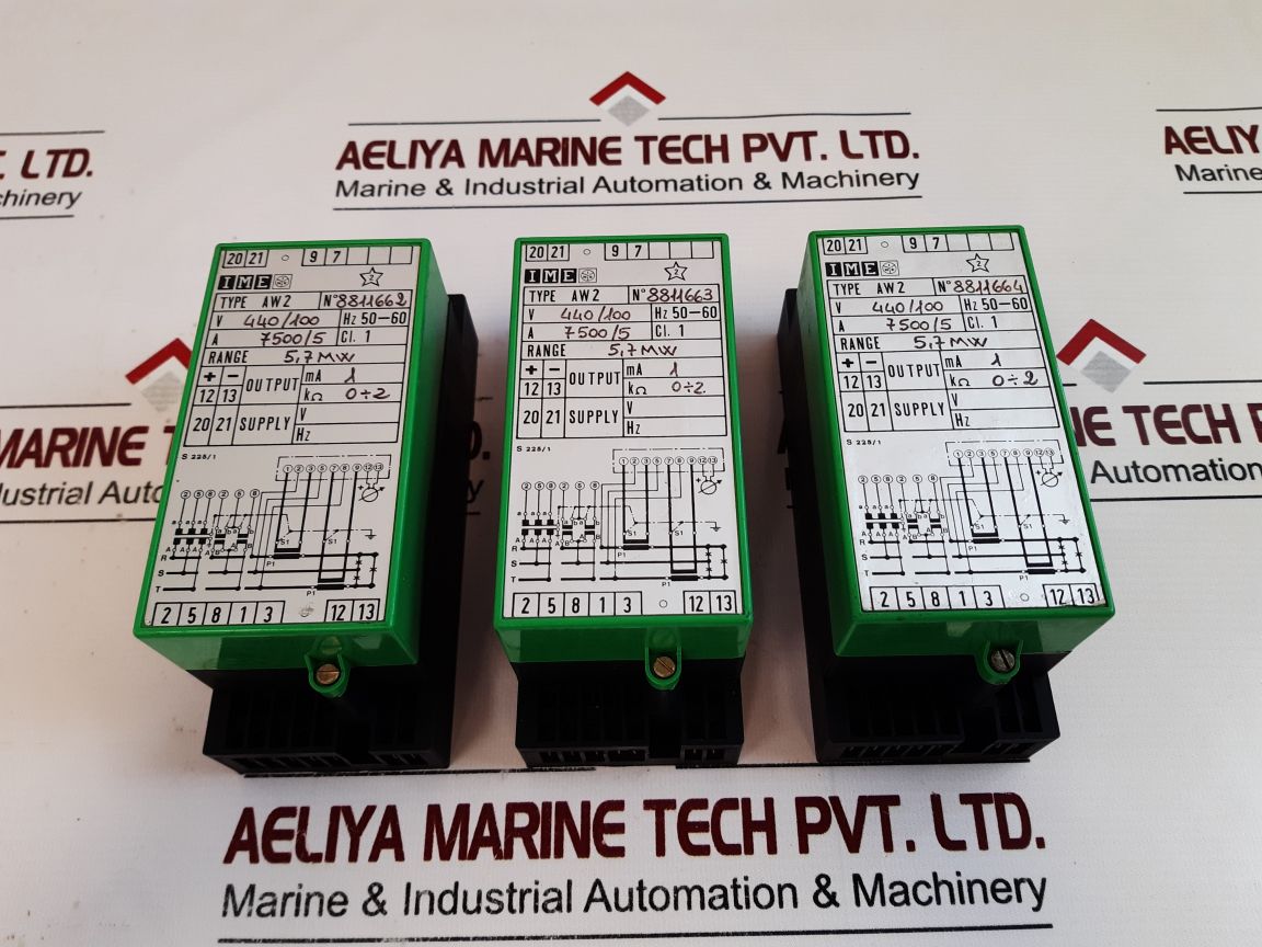 Ime Aw2 Relay Alarm 440/100V 50-60Hz,7500/5 A