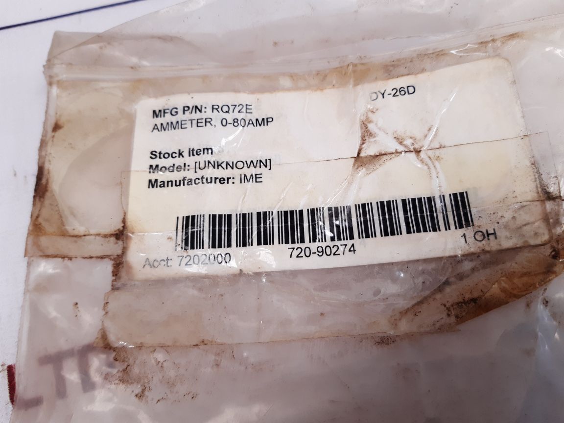 Ime Rq72E Analouge Ammeter 80/5A