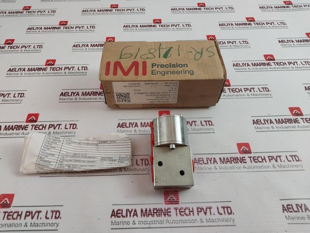Imi Maxseal Apv13Aa1H5Xs Solenoid Valve 0-12 Bar
