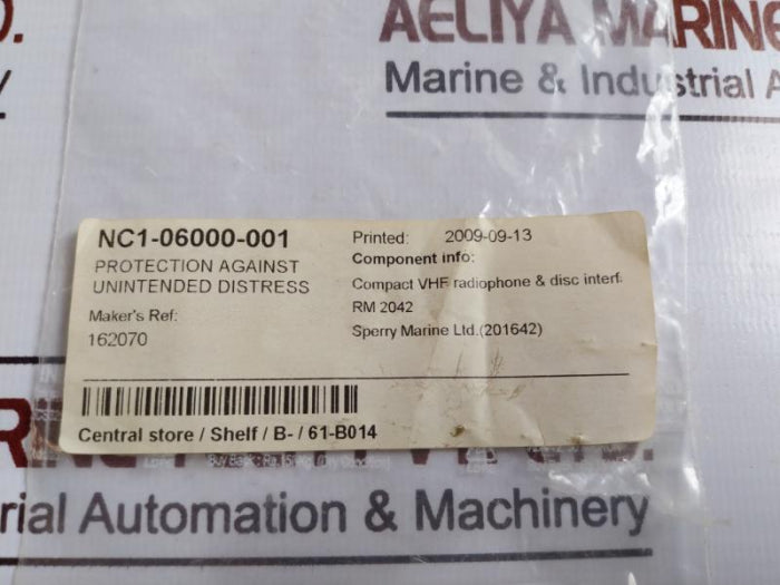 Imo 162070 Protection Device Against Unintended Distress Transmission