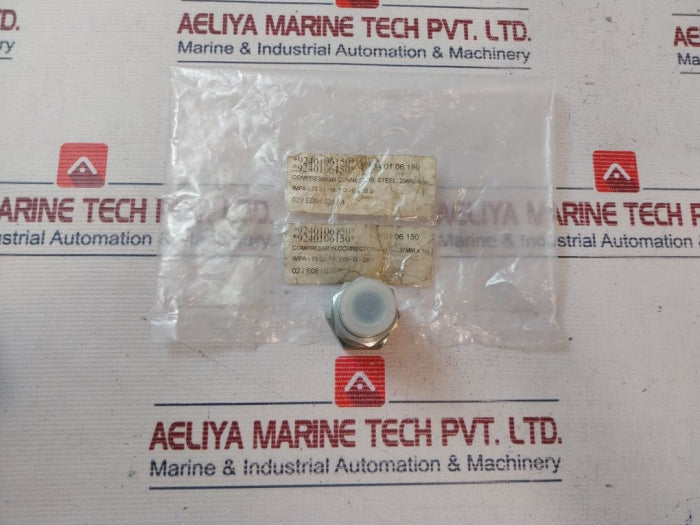 Impa 73-31-16 Steel Compression Connector 20Mm X 1/2