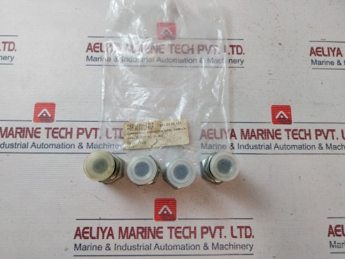 Impa EO-G-20 S Compression Connector, Steel, 20MM X 3/4