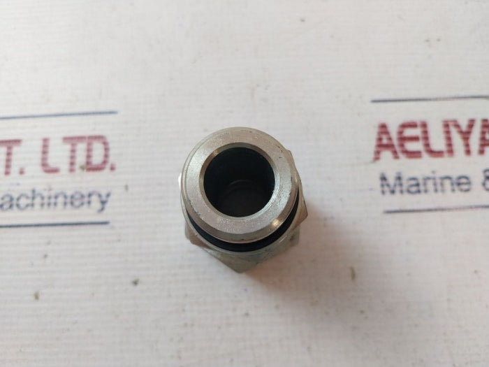 Impa EO-G-20 S Compression Connector, Steel, 20MM X 3/4