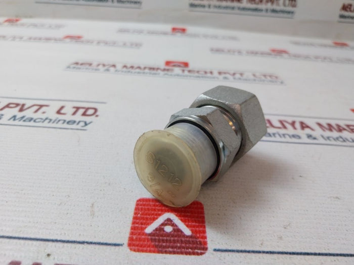 Impa EO-G-20 S Compression Connector, Steel, 20MM X 3/4