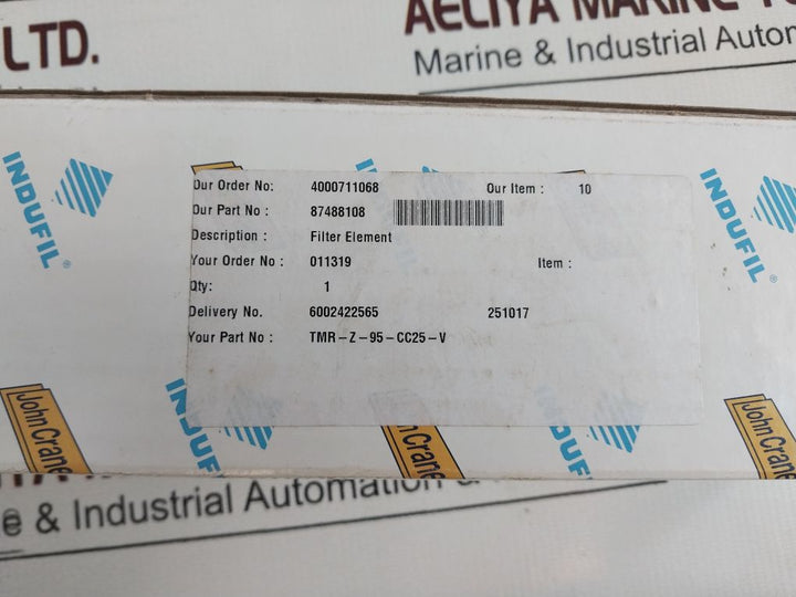 Indufil Tmr-z-95-cc25-v Filter Element