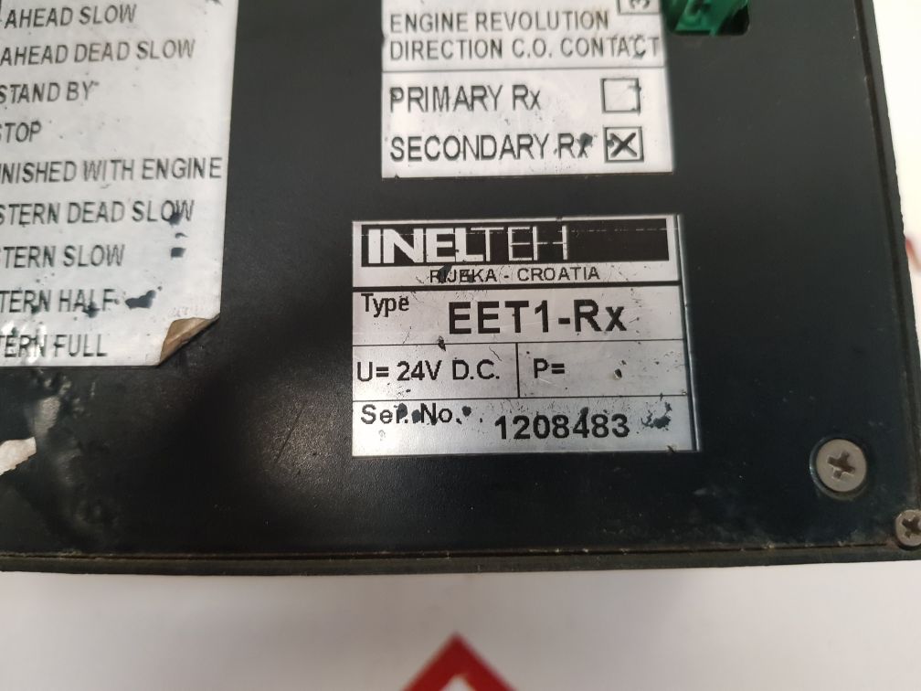 Inelteh Eet1-rx Emergency Engine Telegraph