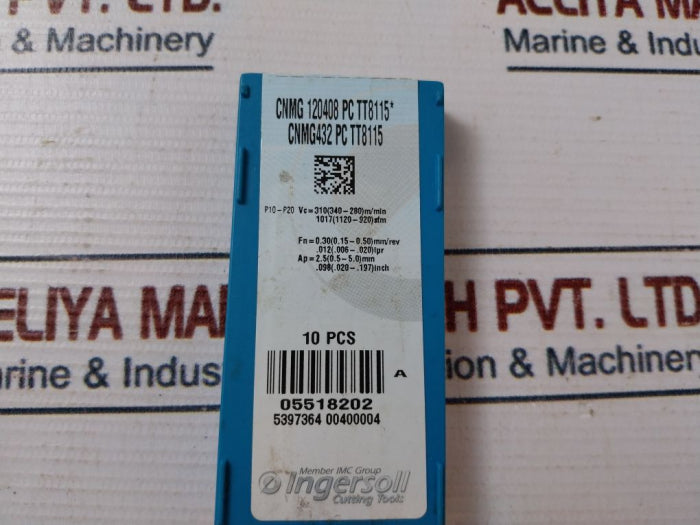 Ingersoll Cnmg432 Pc Tt8115 Insert Carbide Turning 4Vhc9