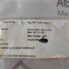 Lot of 7X Ingersoll rand wf1714 cap valve for needle gun