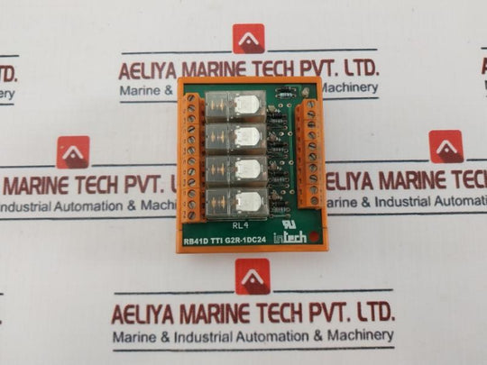 Intech Rb41d Tti 4-channel Relay Module Econix G2r-1dc24, Prd/124-a