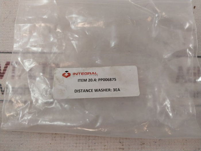 Lot Of 3X Integral Pp006875 Distance Washer X200772507