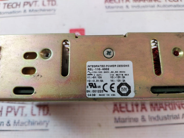 Integrated Power Designs Rel-110-4002 Power Supply 100-240V 2A