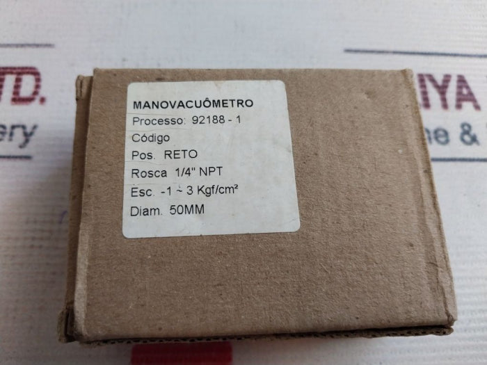 Iope Cl B 1/4" Npt Pressure Gauge 92188-1