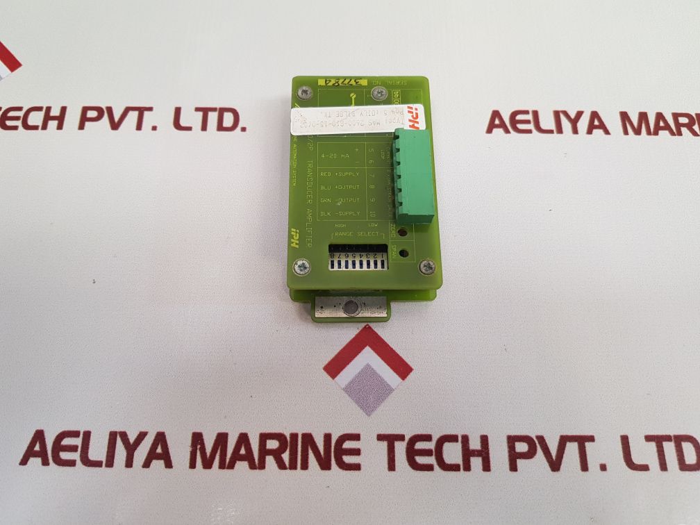 Iph Mas 2600/2P0 Transducer Amplifier Mas 2600-g10-15-0/0P - Aeliya Marine Tech