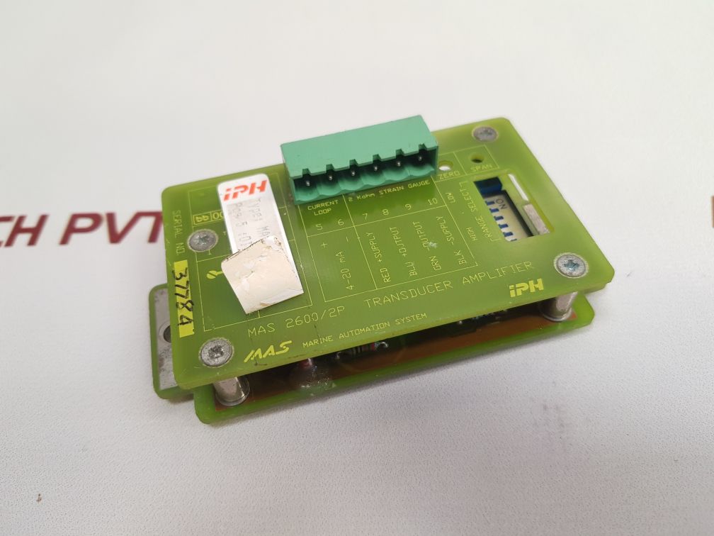 Iph Mas 2600/2P0 Transducer Amplifier Mas 2600-g10-15-0/0P - Aeliya Marine Tech