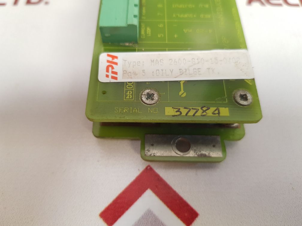 Iph Mas 2600/2P0 Transducer Amplifier Mas 2600-g10-15-0/0P - Aeliya Marine Tech