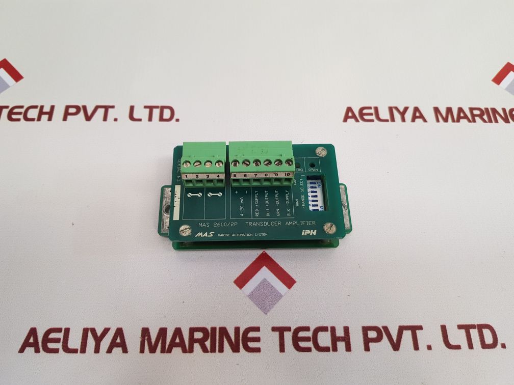 IPH Mas 2600/2P Transducer Amplifier - Aeliya Marine Tech