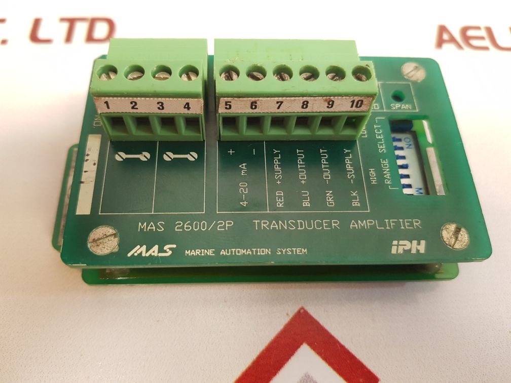 IPH Mas 2600/2P Transducer Amplifier - Aeliya Marine Tech