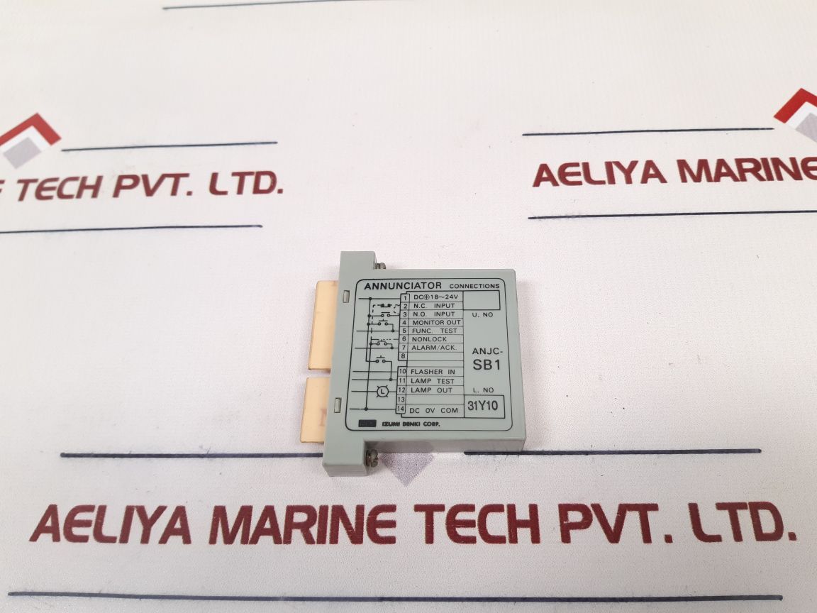 Izumi Iz-alarm Annunciator Anjc-sb1 Used - Aeliya Marine Tech