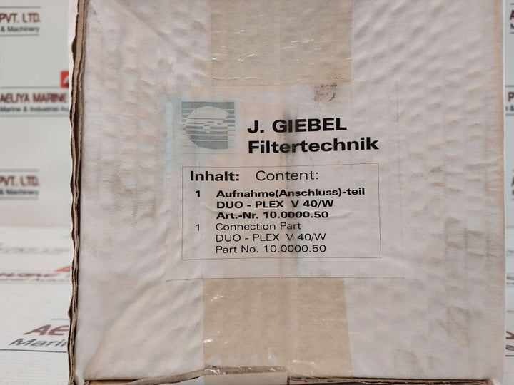 J.Giebel Filtertechnik Duo-plex V 401-w Adsorber Cartridge Kit