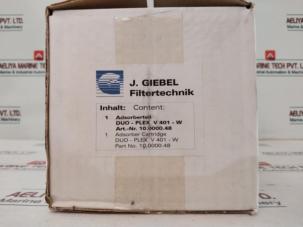J.Giebel Filtertechnik Duo-plex V 401-w Adsorber Cartridge Kit
