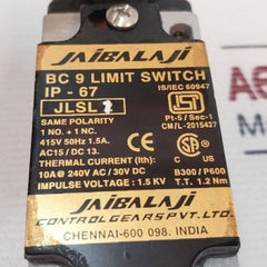 Jaibalaji Bc 9 Limit Switch Ip-67 415v 50hz