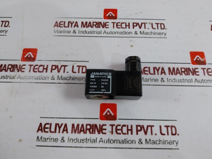 Janatics Dc24W Pneumatic &nbsp;Solenoid Valve 24V Dc 5W Duty 100%