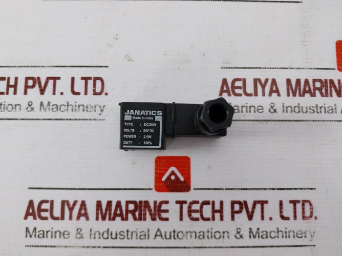 Janatics Dc36W Solenoid Pilot Operated Valve Coil 24V Dc 2.5W