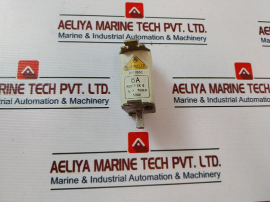 Jean Muller Vde 0660 Fuse 6A 500V