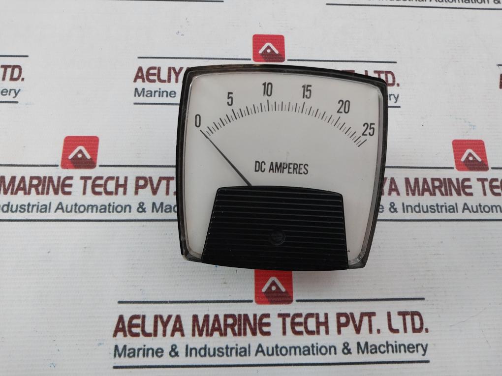 Jewell Rt3Pb-daa-025-nl-0 Dc Amperes Panel Meter