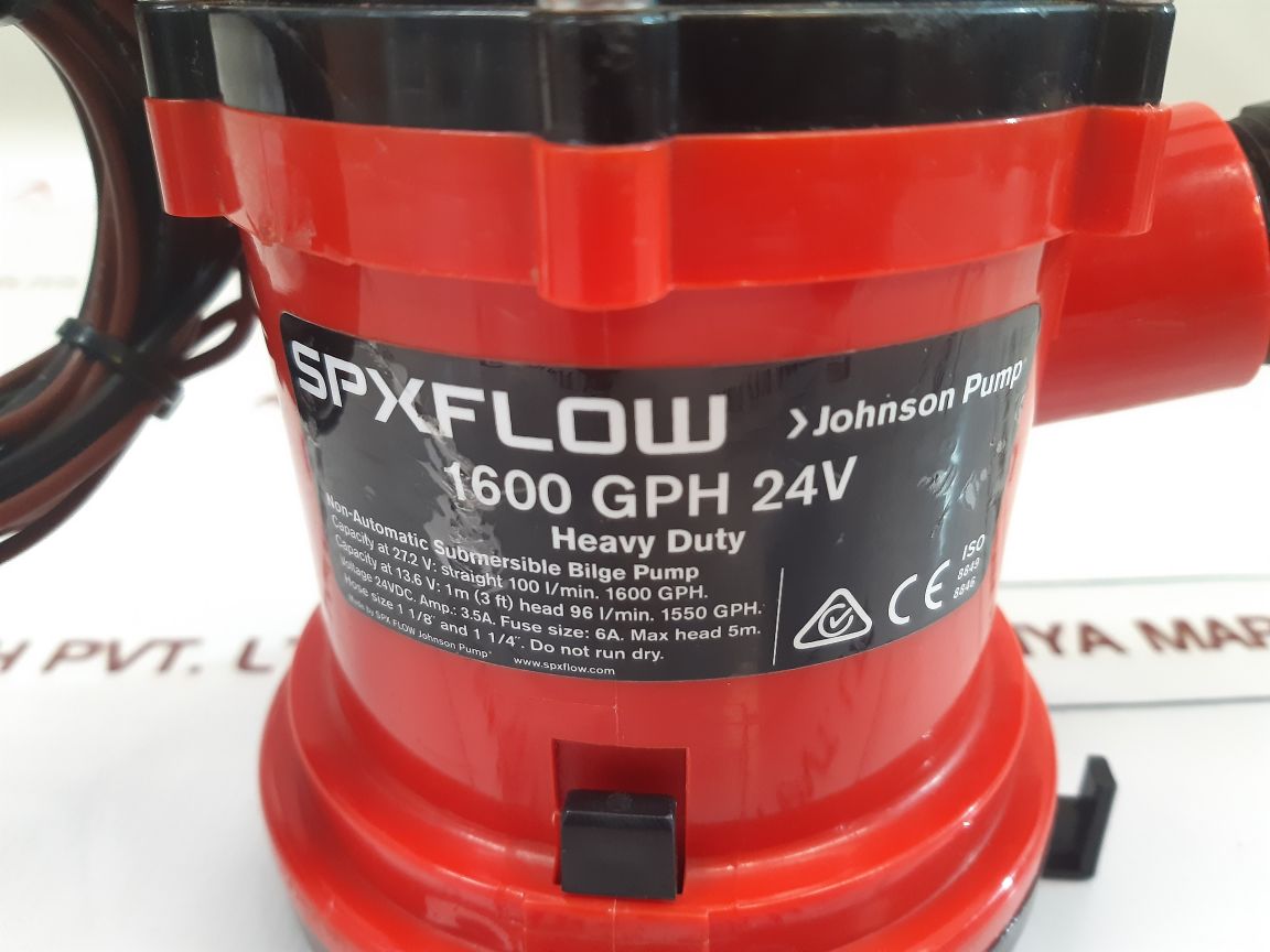 Johnson Pump 1600 Gph 24V Bilge Alert High Water Alarm - Aeliya Marine Tech