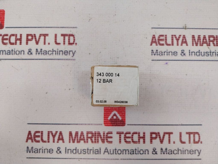 Joucomatic 34300014 Pressure Gauge 0-12 Bar 0-160 PSI 772.03.01.040