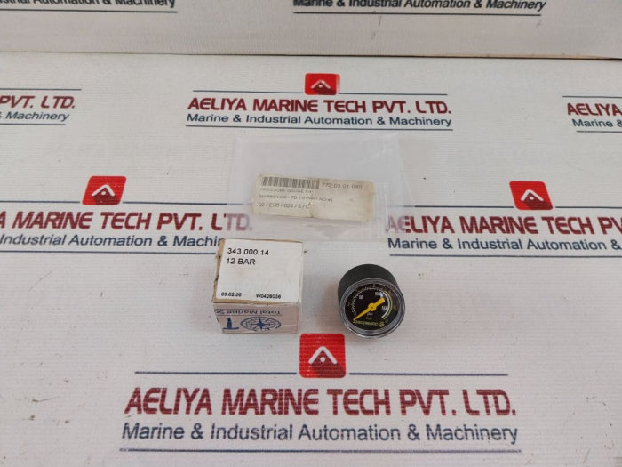 Joucomatic 34300014 Pressure Gauge 0-160 Psi