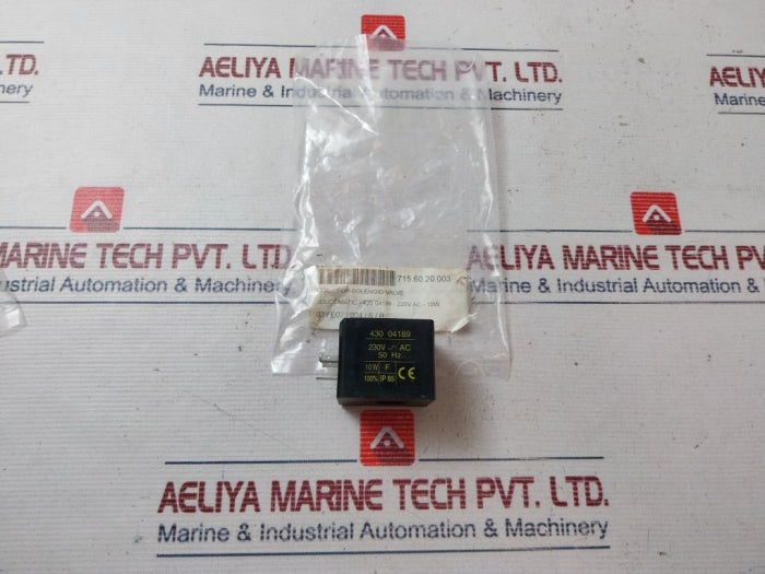 Joucomatic 430 04189 Solenoid Valve Coil