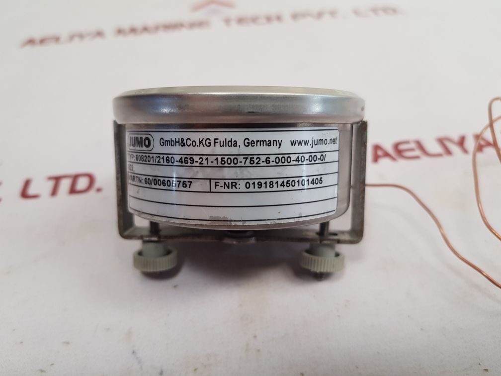 Jumo 608201/2160-469-21-1500-752-6-000-40-00-0 Dial Thermometer