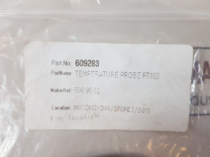 Jumo pt100 temperature probe 609283