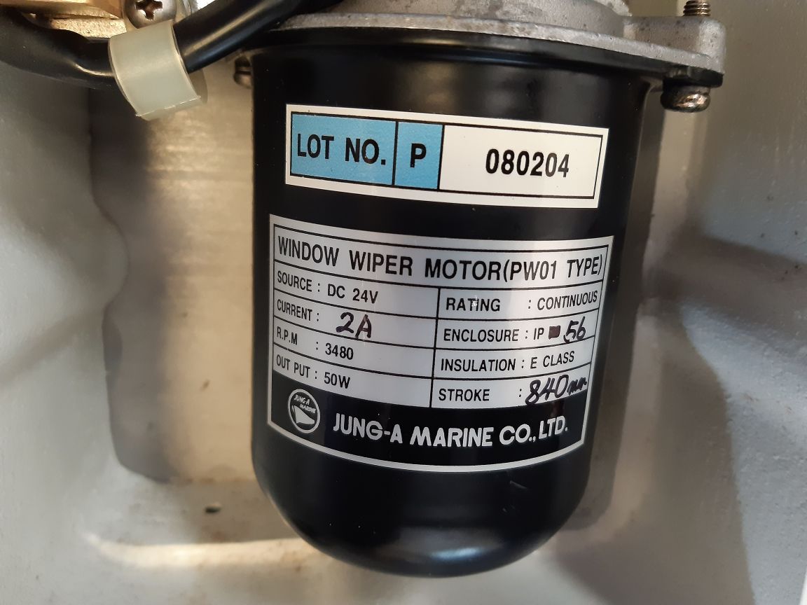 Jung-a Marine Pw01 Window Wiper Motor