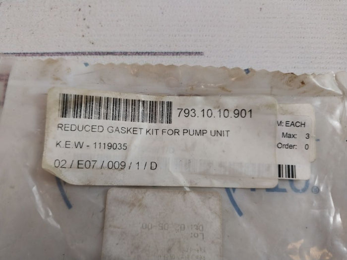 K.E.W 1119035 Reduced Gasket Kit For Pump Unit
