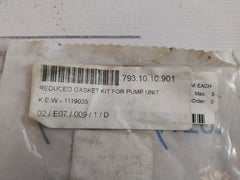 K.E.W 1119035 Reduced Gasket Kit For Pump Unit