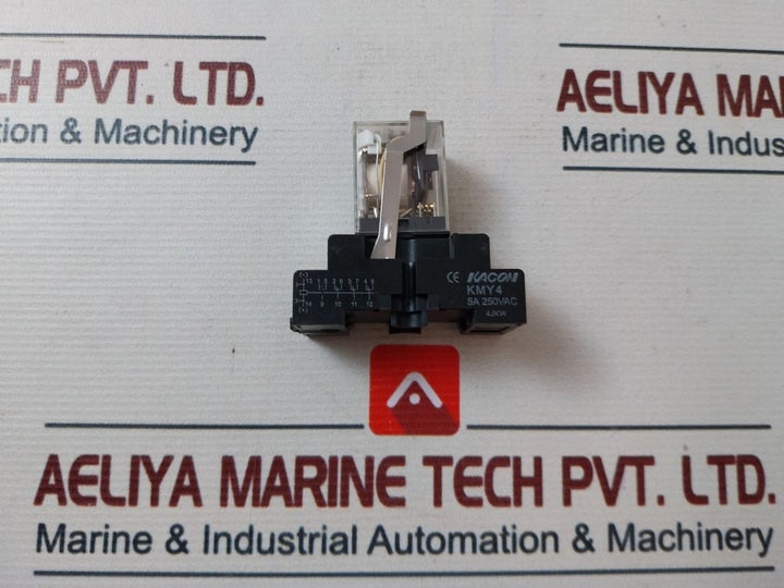 Kacon Hr705-4Pl Relay With Base 5A 250Vac 30Vdc