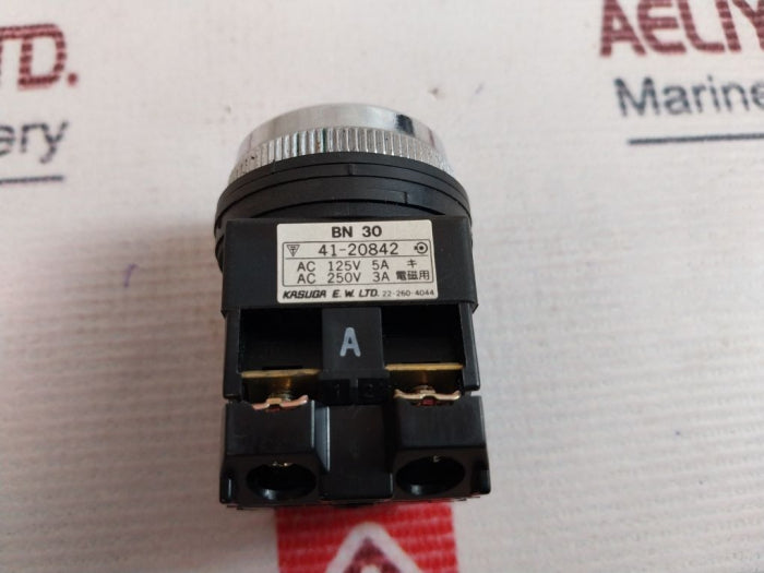 Kasuga Bn 30 Selector Switch 41-20842 600V 10A