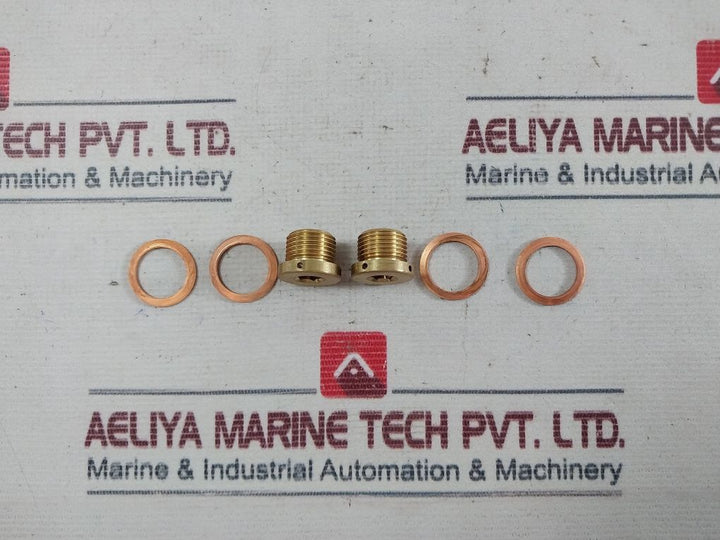 Kemel M12 Fwd Shaft Seal Parts And Toothed Lock Washer Set