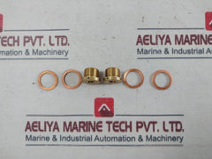 Kemel M12 Fwd Shaft Seal Parts And Toothed Lock Washer Set
