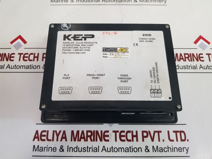 Cegelec Kep Zoid Zoiddc Ge90L Operator Interface Panel