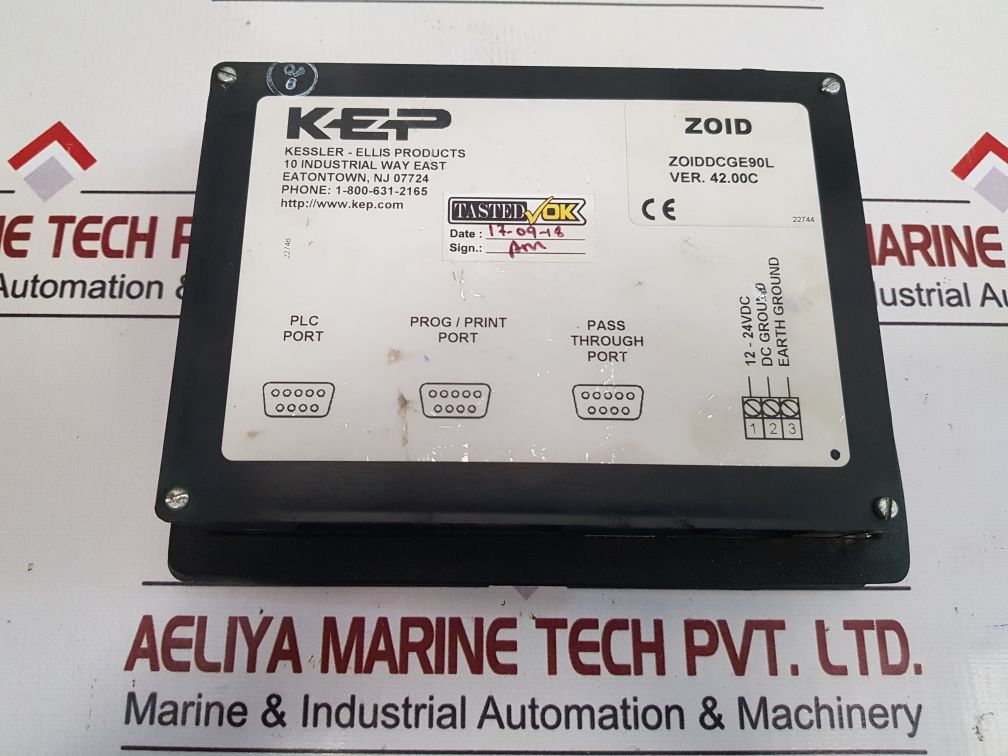 Cegelec Kep Zoiddcge90L Operator Panel Mcr820