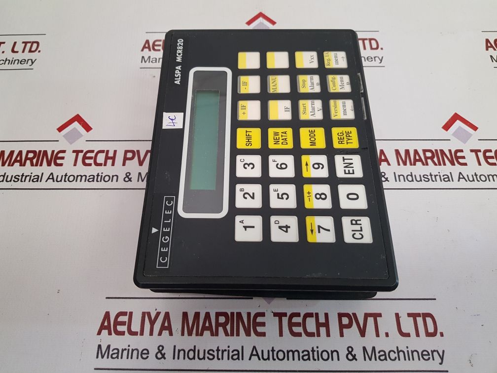 Cegelec Kep Zoiddcge90L Operator Panel Mcr820