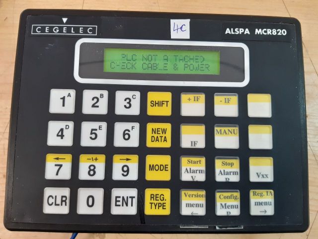 Cegelec Kep Zoiddcge90L Operator Panel Mcr820